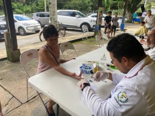 Ação Farmacêutica da seccional Mogi das Cruzes do CRF-SP no Rotary Clube de Guararema - 29/01